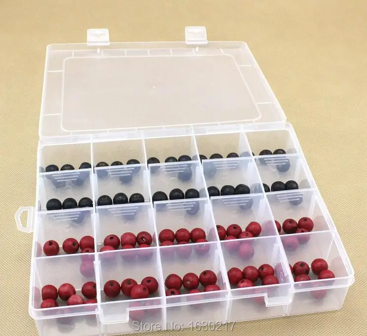 20 case transparent plastic storage box electronic components display (hardware jewelry)box