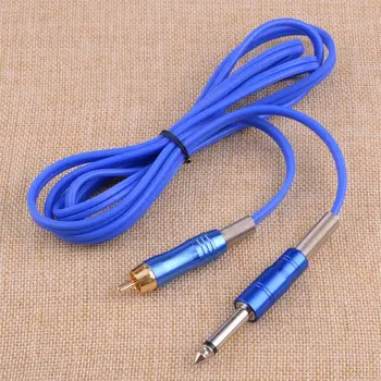 

LETAOSK Silicone 1.8M RCA Clip Cord Power Supply Wire Plug for Tattoo Machine Motor Coil Gun Liner Shader Accessory
