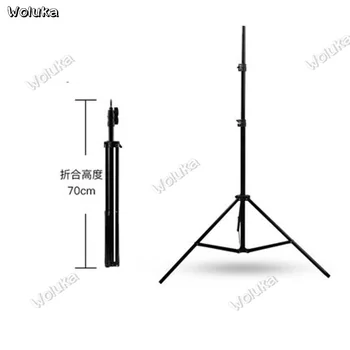 

LED Photographic lamp rack mobile phone bracket lamp frame 1.8M retractable stainless steel Live bracket CD50 T03