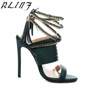 

20185 New Stylish Sexy Fish Mouth High Heel Fine with Size 34-47 Shoes