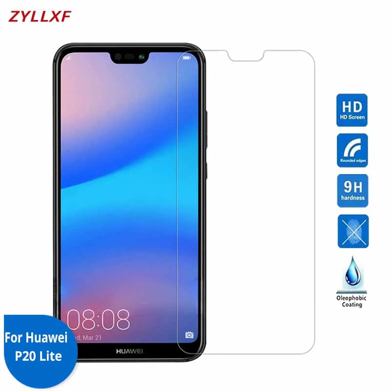 Для Huawei P20 Lite защитная пленка из закаленного стекла 9H 2.5D Защитная для экрана на