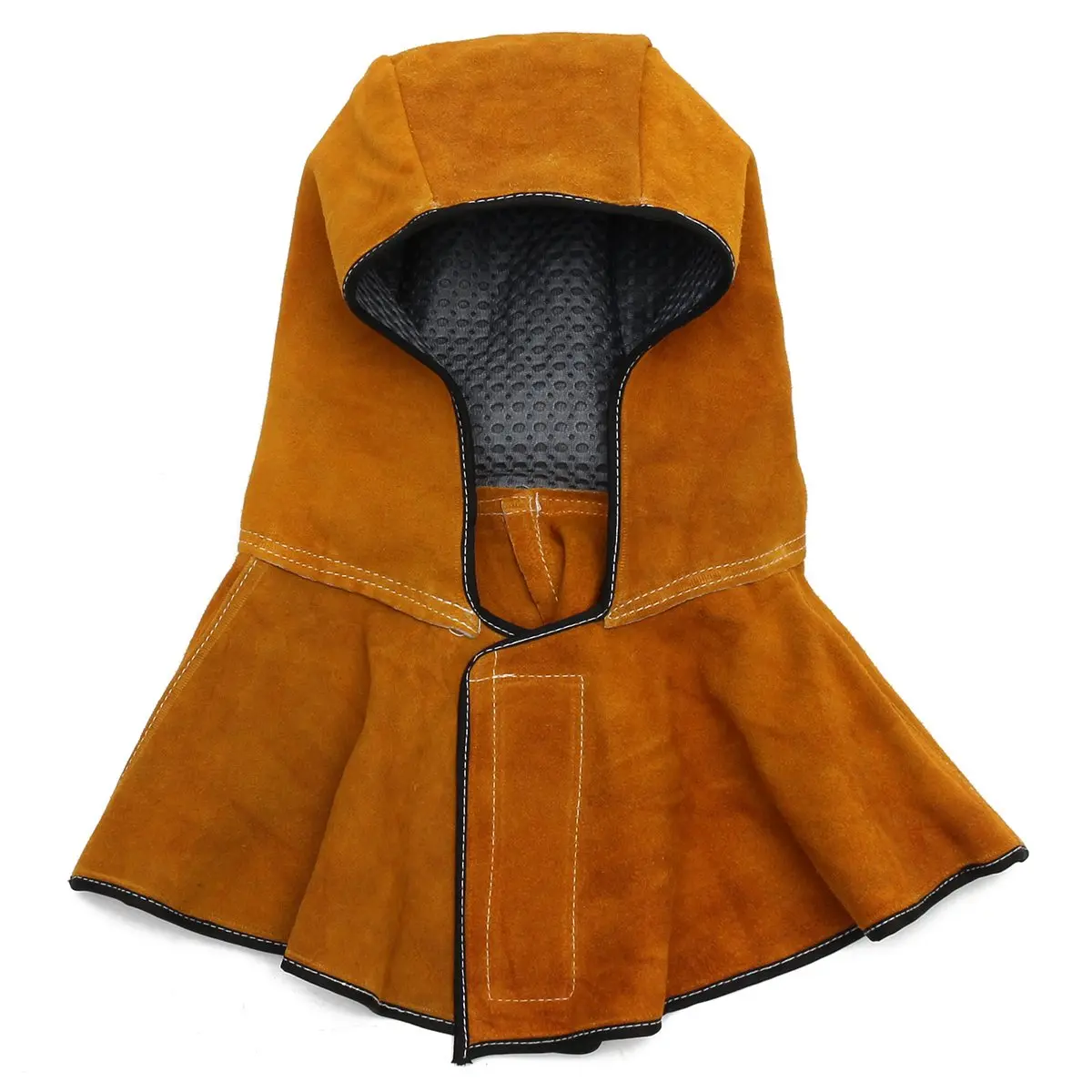 

NEW 60cm Leather Hood Helmet Mask Protector Cap For Welder Electric Welding Work Workplace Safety