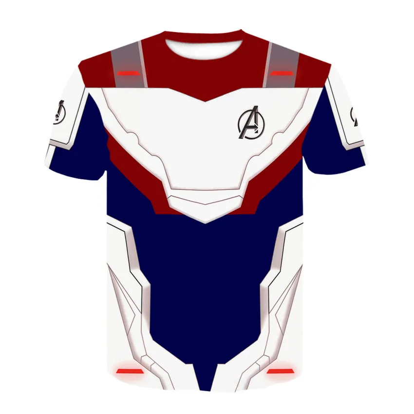 

TUNSECHY avengers 4 finale T-shirt Cosplay quantum kingdom 3d printed T-shirt 2019 men's short-sleeved T-shirt
