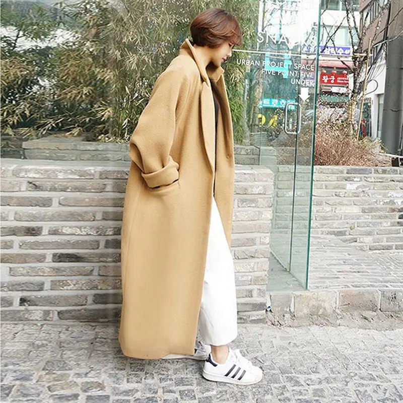 beige coat long