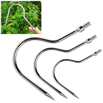 

8mm/1pc Outdoor Strong Steel Claws With Lead Head Fishing Gear Fishhook New