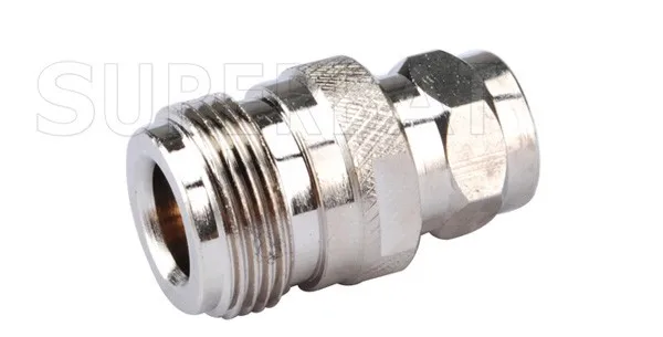 Superbat 5 pcs N-F Adapter N Female Jack to F Male Plug straight Coaxial Connector