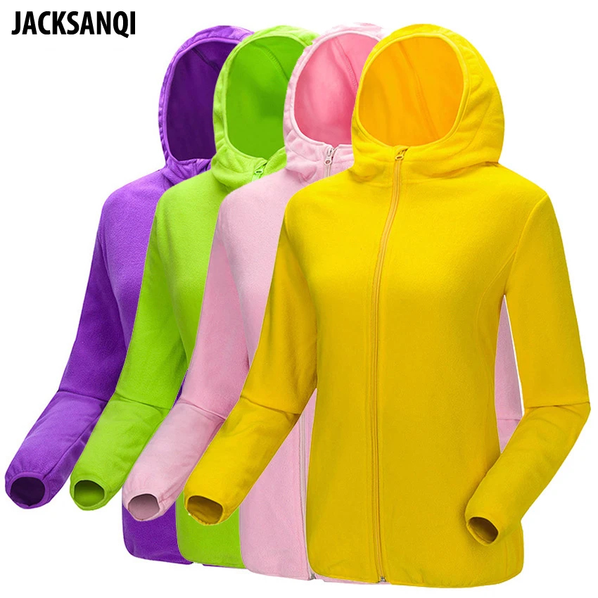 JACKSANQI الشتاء ربيع جديد الرجال المرأة الدافئة سوفتشيل مقنع سترة في الهواء الطلق الرياضة والمشي والتزلج التخييم الذكور الإناث معاطف RA120