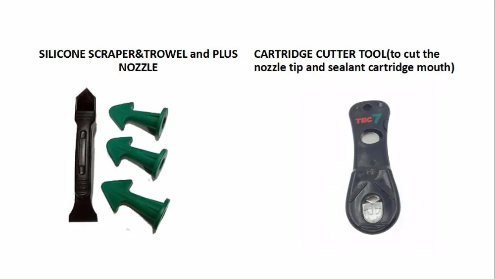 BC-P053-silicone trowel and cartridge cutting tool