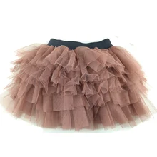 Saias tutu marrom femininas, saia tutus fofa para meninas de 3-8 anos