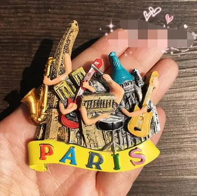 Лидер продаж Новые магнитные время Франция Париж Милан экспорта Европейский туристический пейзаж магнит на холодильник Стикеры Home Decor - Цвет: 4