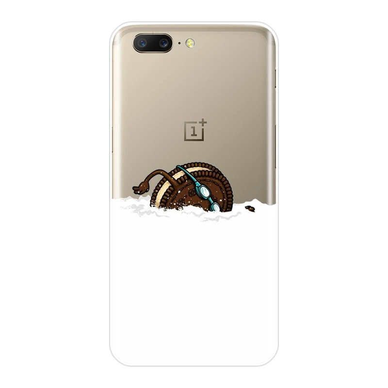 Мягкая искусственная силикон для One Plus 6 6T 5 5T 3 3T забавная задняя крышка с авокадо