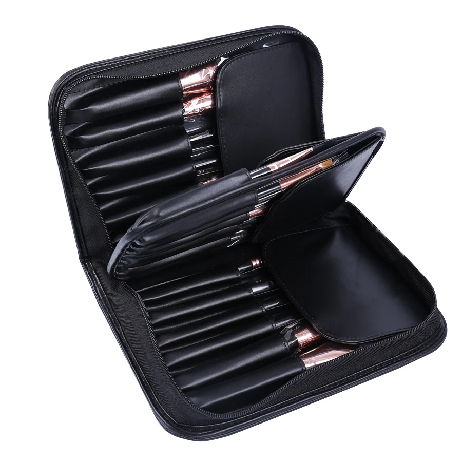 

29 pcs Makeup Brushes Set Professional Make Up Brushes Beauty Tools Makeup brushes Eyeshadow Synthetic Hair With PU Leather Case