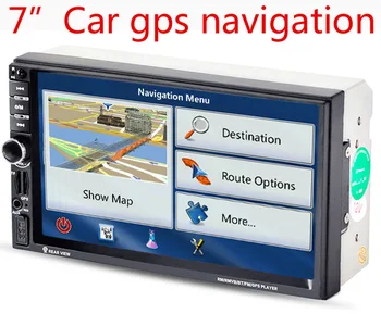 

2 Din In Dash Audio Video Player ,7" HD Touch Screen Car MP4 MP5 Bluetooth Player Russia GPS Navigation FM AUX USB SD FLAC