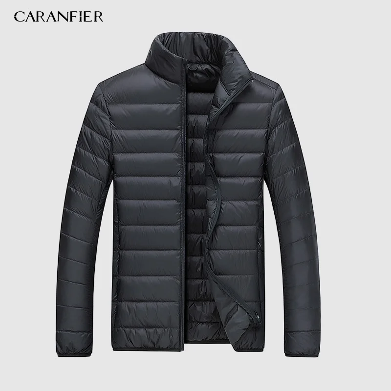 Мужское хлопковое пальто CARANFIER 6 шт. зимняя куртка с толстым воротником