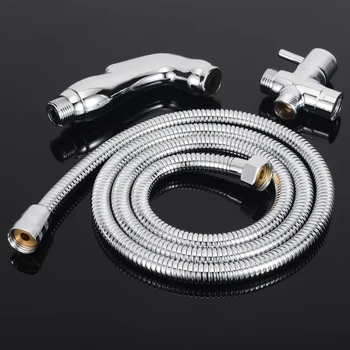 

Mayitr Bathroom Bidet Shower Head Set Handheld Bidet Spray Wall Bracket Toilet Faucet Sprayer Set For Household Bathroom