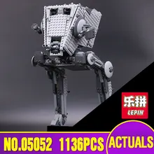 Lepin 05052 Star 1136pcs New War Series The Empire AT ST Robot Building Blocks Bricks