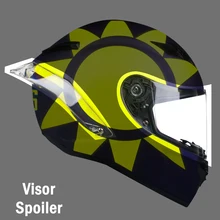 Chrome Variopinta Visiera Lente per 0700E Pieno Viso Casco Del Motociclo