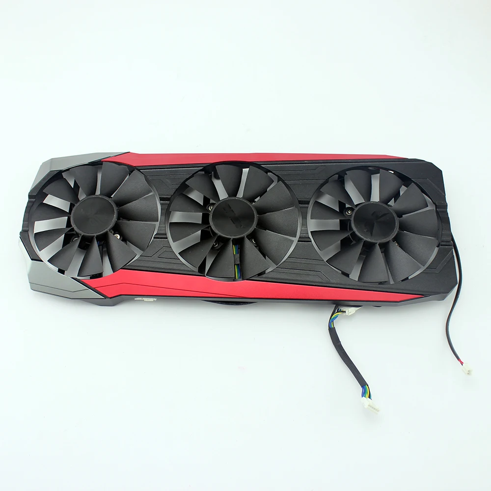 Новый 87 мм T129215SU DC 12 В 0.50AMP 4Pin 4 провода Охлаждающий вентилятор для ASUS GTX980Ti R9 390X 390