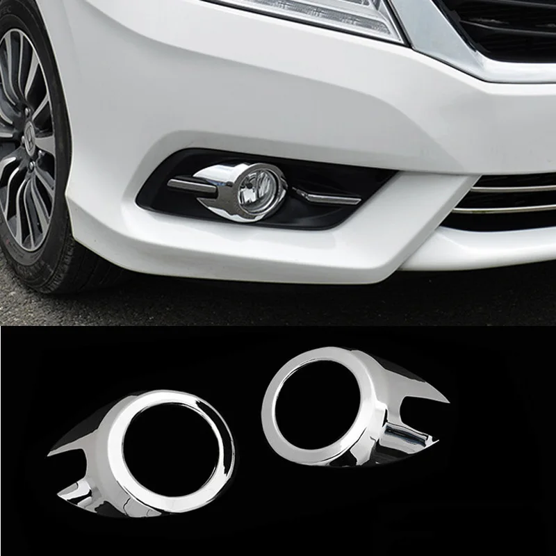 Front Fog Light Lamp Trim Cover ABS Chrome Car Styling Auto Decoration