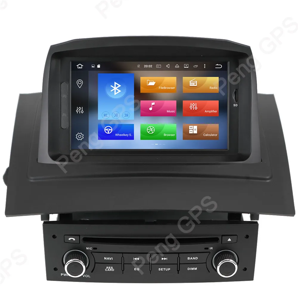 Flash Deal 7 Inch 8 Core Android 9.0 Autoradio for Renault Megane 2 Fluence 2002-2008 GPS Navigation CD DVD Player 4G+32G Multimedia Unit 1