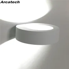 Современный 5 Вт Светодиодный уличный водонепроницаемый IP65 Настенный светильник для сада крыльцо лампа алюминиевый декор для помещений Свет AC85-265V бра NR-40