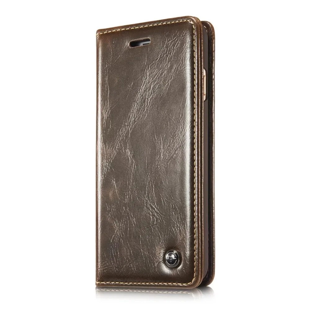 CaseMe Luxury Leather Wallet Stand Case For Iphone SE 6 6S 4.7