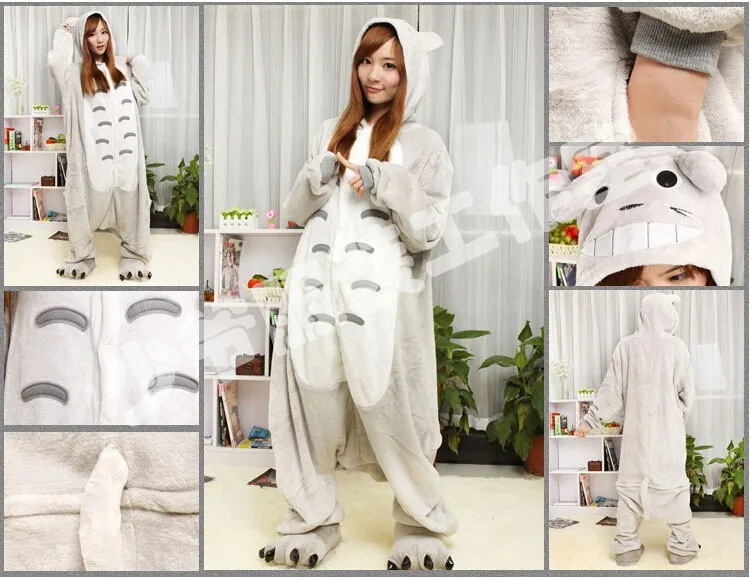 

Men Women Winter Fleece Adult Cookie Monster Bear Stitch Panda Fox Adult Onesie Tigger Onesie