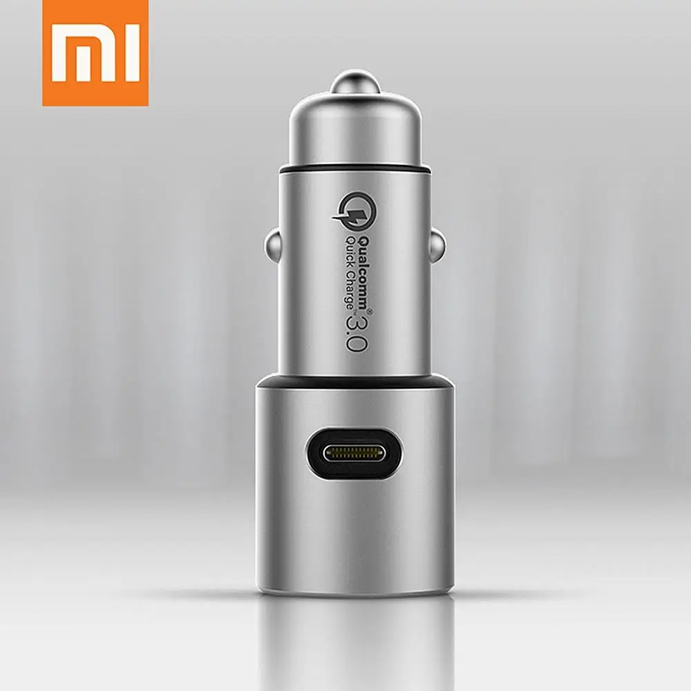 Xiaomi автомобильный Зарядное устройство быстрой зарядки QC3.0 5 V/3A Dual USB Quick Зарядное устройство 9 V/2A 12 V/1.5A для iPhone samsung для смартфона или планшета