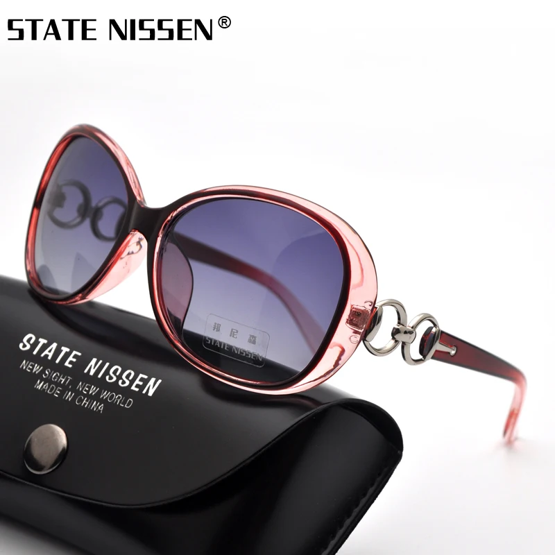 

STATE NISSEN Women Driving Sunglasses Frame Polarized Sunglasses Car Drivers Night Vision Goggles Anti-glare Sun Glasses 2115