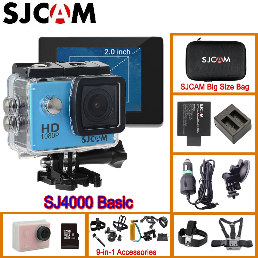 Спортивная Экшн камера SJCAM SJ4000 DV 1080p H.264 Series|sjcam sj4000|sjcam sj4000 seriessport dv |