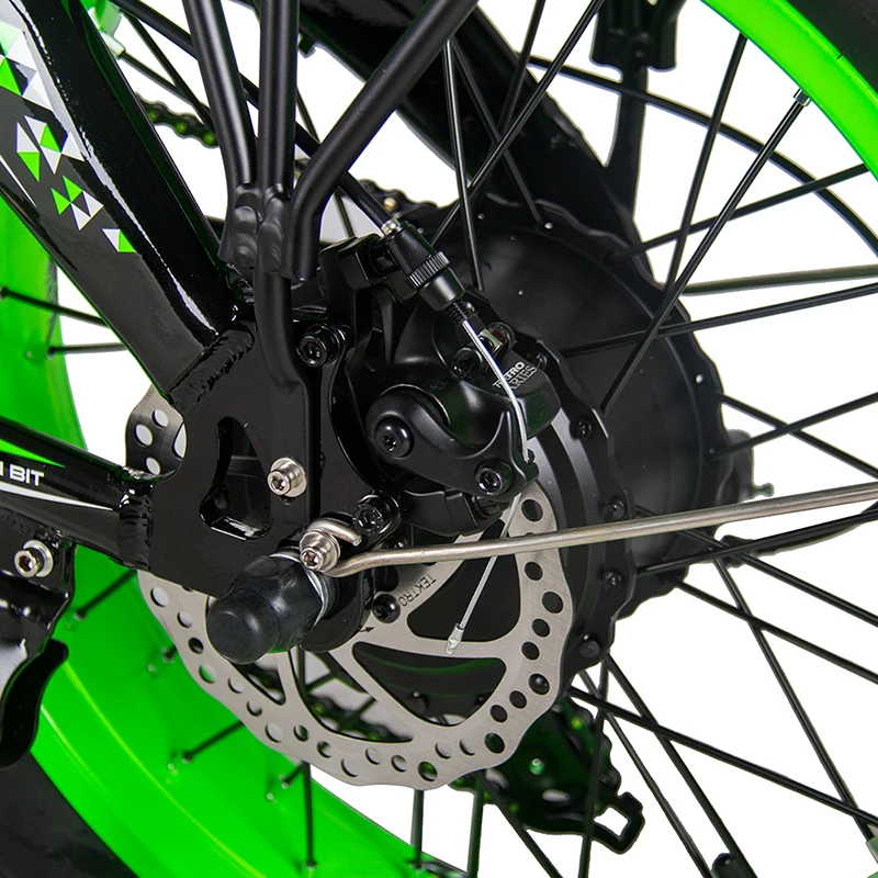 RICHBIT 500 Вт 48 в 20 дюймов Fat Tire Электрический велосипед Ebike складной Снежный Электрический велосипед Подвеска поворотные огни Mirror дисковый тормоз