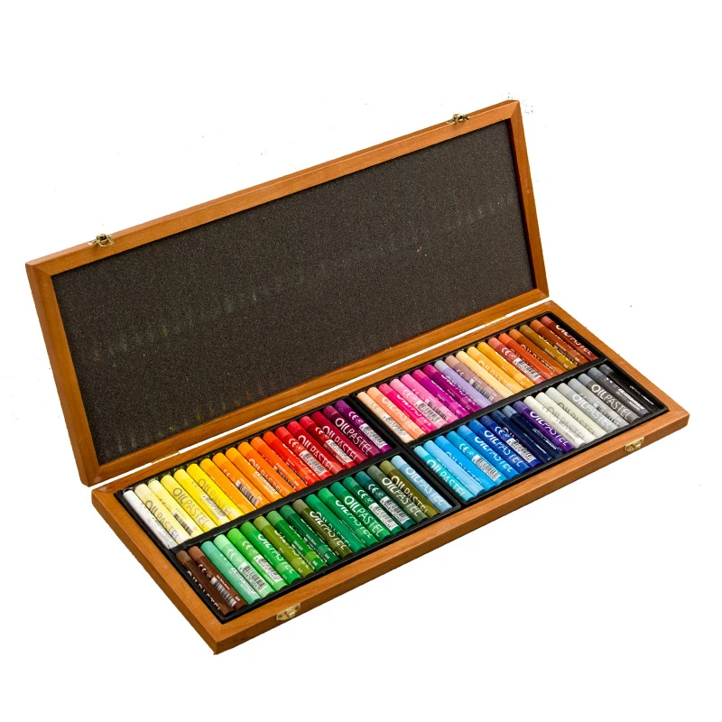 MUNGYO 72 color fine wooden box in the thick crayon children graffiti