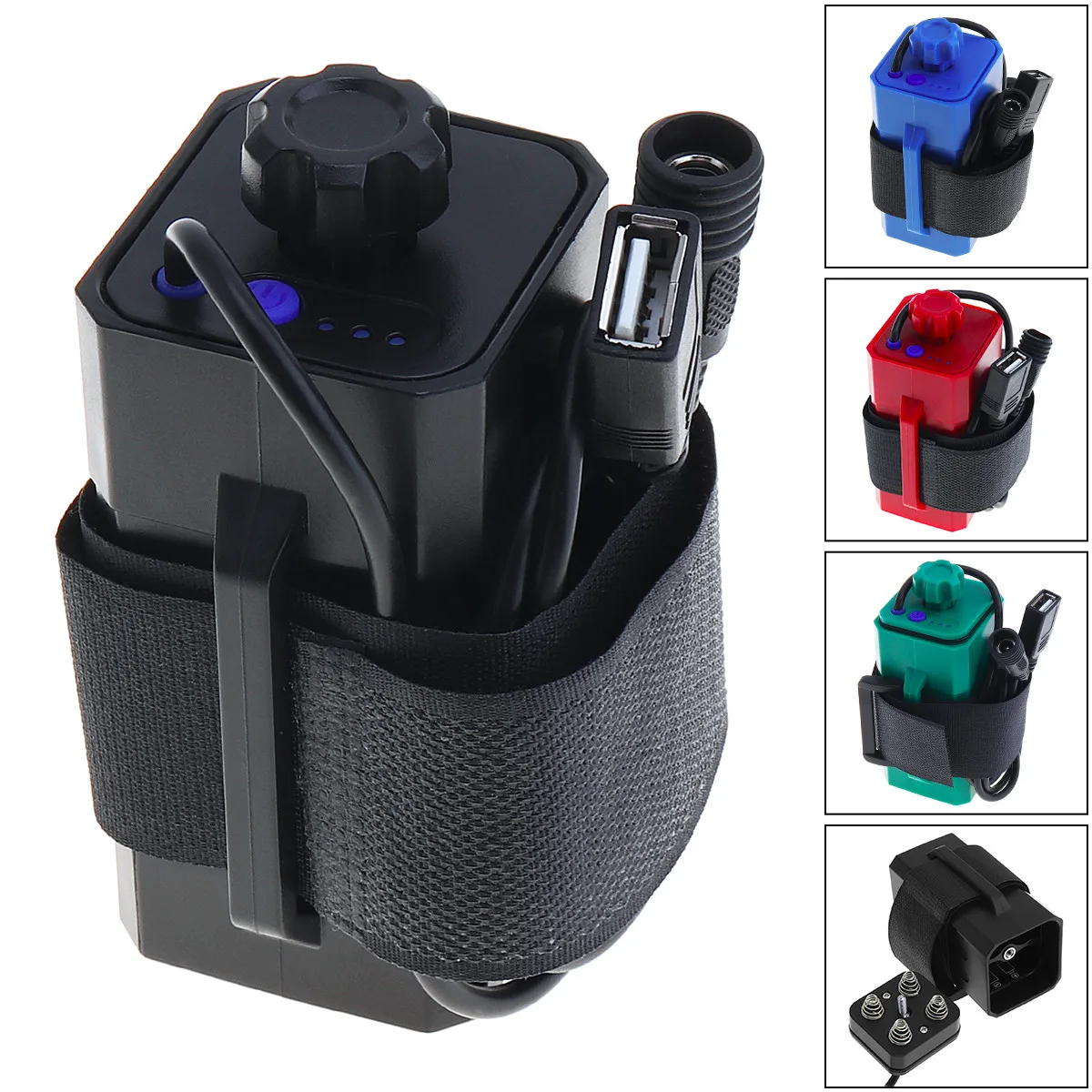 

Portable Waterproof Battery Case Kit USB Interface 4 x 18650 Battery Battery Charger Box for LED Bicycle Light Bike Lamp