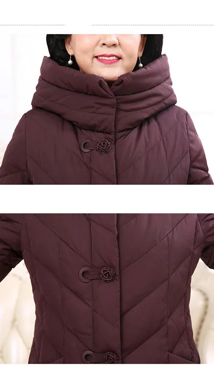Women's Winter Jackets Ms. Long Section Thick Large Size Winter Jacket Women  2019 Winter New Down Jacket Loose Jacket XL--5XL (2)
