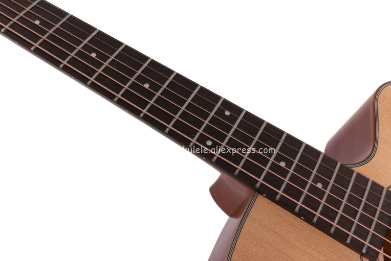 Finlay Cutaway guitar 41 inch guitar acoustic guitar With Solid Spruce top /Mahogany Body + Hard case,chinese guitarras FG-D82CE