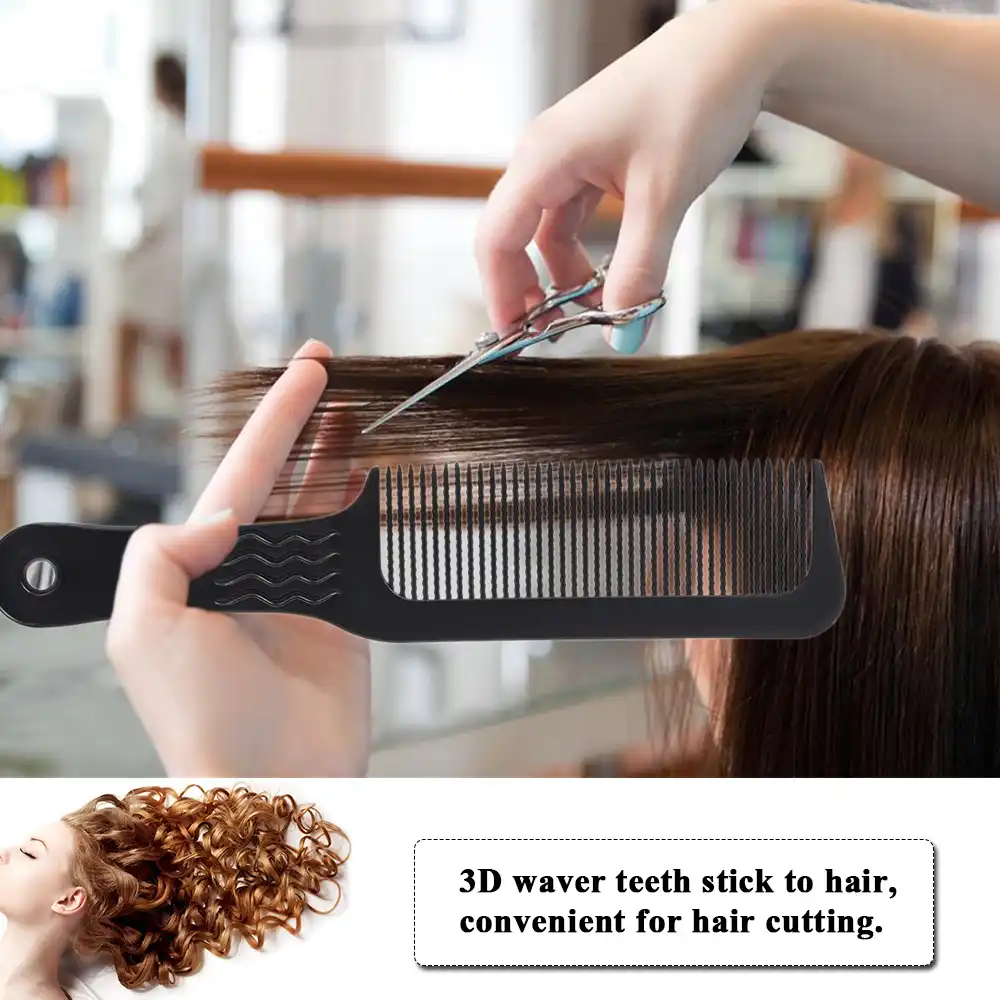 Antistatic 3d Hair Comb Hairdressing Comb Anti Slide Handle