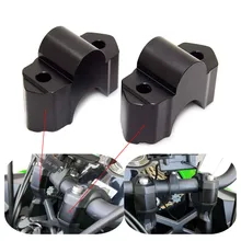 Подходит для Kawasaki Versys 1000-на руле стояки с повышенным подъемом адаптеры из алюминиевого сплава черный