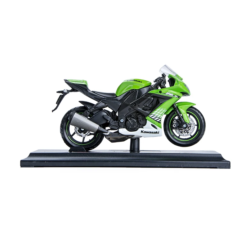 Модели мотоциклов Maisto 1:18 Kawasaki Ninja ZX10R литые под давлением пластиковые миниатюрные