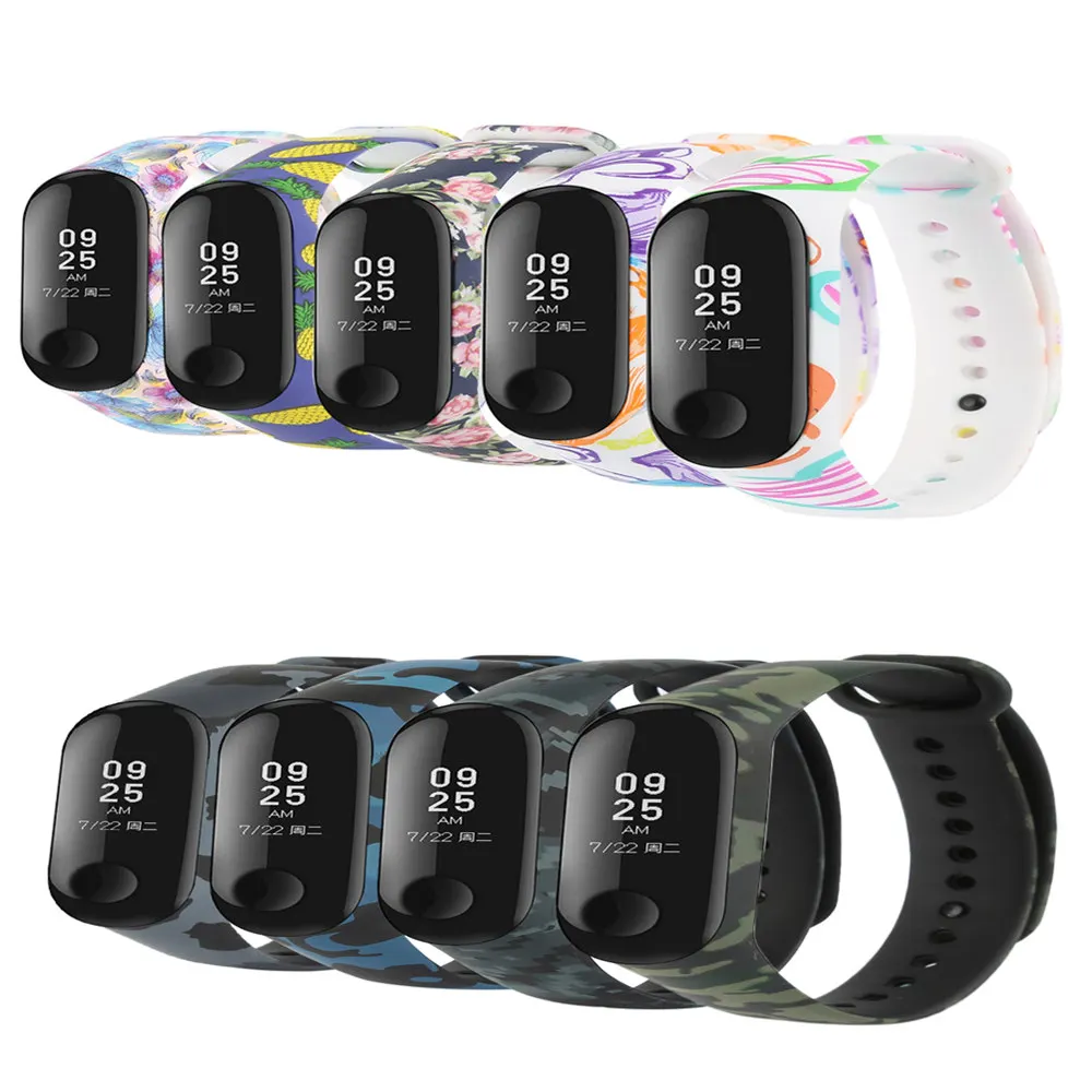 Ремешок для Mi Band 3 ремешок сменные силиконовые аксессуары разнообразные ремешки