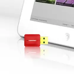 2 шт. COMFAST cf-wu925a USB WI-FI адаптер 433 Мбит/с 5.8 Г + 150 Мбит/с 2.4 г USB Телевизионные антенны plug and play pc WI-FI приемник маршрутизатор для Оконные рамы