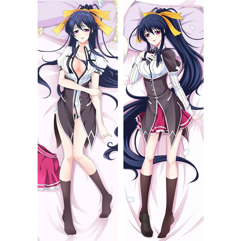 Аниме школа DXD наволочки средней школы Dakimakura Чехол сексуальные девушки 3D двухсторонние постельные принадлежности обнимая Наволочки для подушек HS01A - Цвет: Peach skin