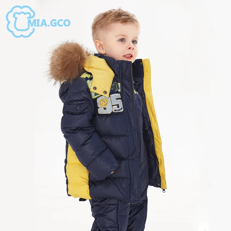 Kids Clothes Boys Winter Luxury Brand 1 5 Age Children Jackets Two