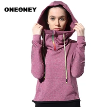 Женские спортивные на капюшоне, светшоты с длинными рукавами пуловер Джемпер Блузки Футболка для йоги и фитнеса тренировки Спортивная одежда три Цвета