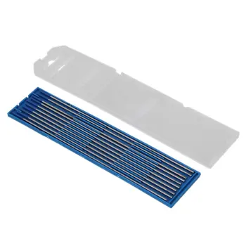 

15PCS Silver & Blue Tip WL20 Model TIG Welding Lanthanated Tungsten Electrode in Case (1.6 x 150 mm)