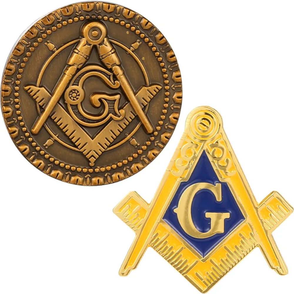 Масонские заколки для лацканов каменщик значки Freemasons партия из 2 шт.|lot of|lot lotlot badges