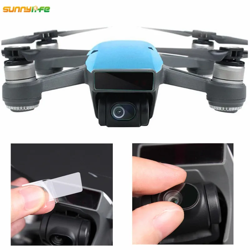 Для DJI Spark Гибкая Стекловолоконная Защитная пленка для корпуса дрона объектива