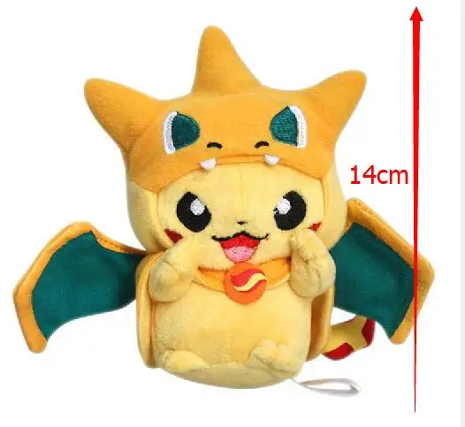 OHMETOY игрушка Пикачу Raichu Косплей Charizard Dedenne плюшевая кукла спальный мешок Ekans животное плюшевый аниме Brinquedos детский подарок