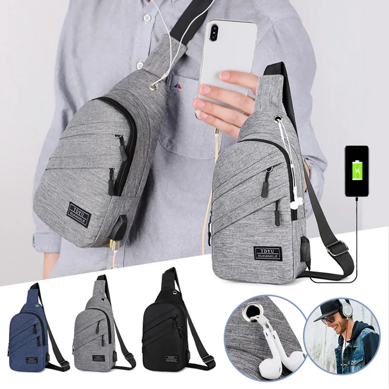 

New Arrival Oxford Crossbody Bags Men Anti-theft Chest Pack Summer Short Trip Messengers Bag Water Repellent Shoulder Bag
