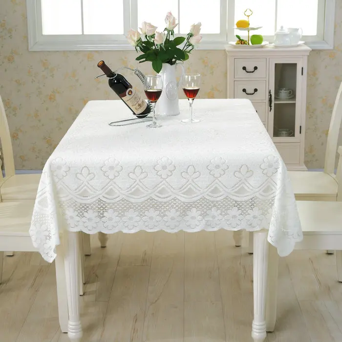 Последняя кружевная скатерть для стола вечерние скатерти прямоугольные кухонные скатерти чехлы скатерть для обеденного стола свадебные скатерти W32