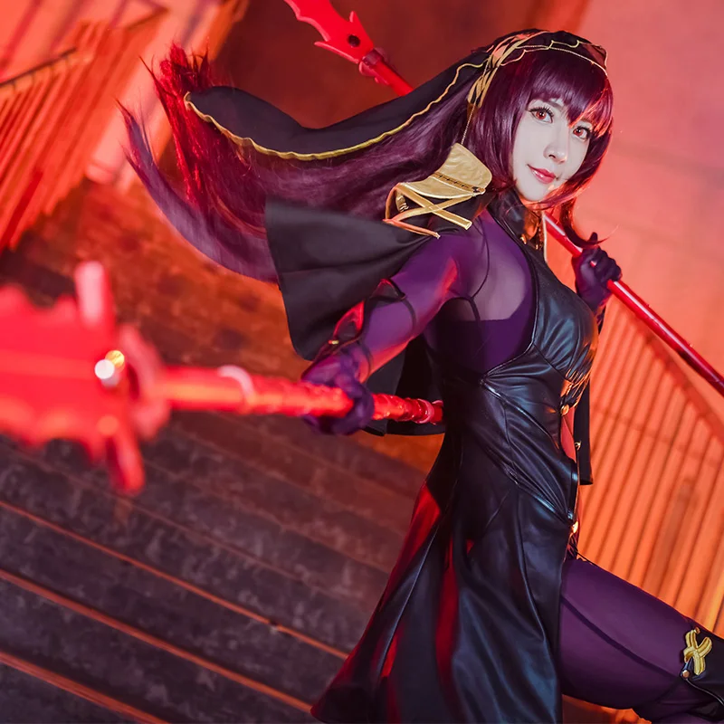 Аниме! Fate/Grand Order FGO Scathach Версия 3 0 боевой костюм сексуальная униформа косплей